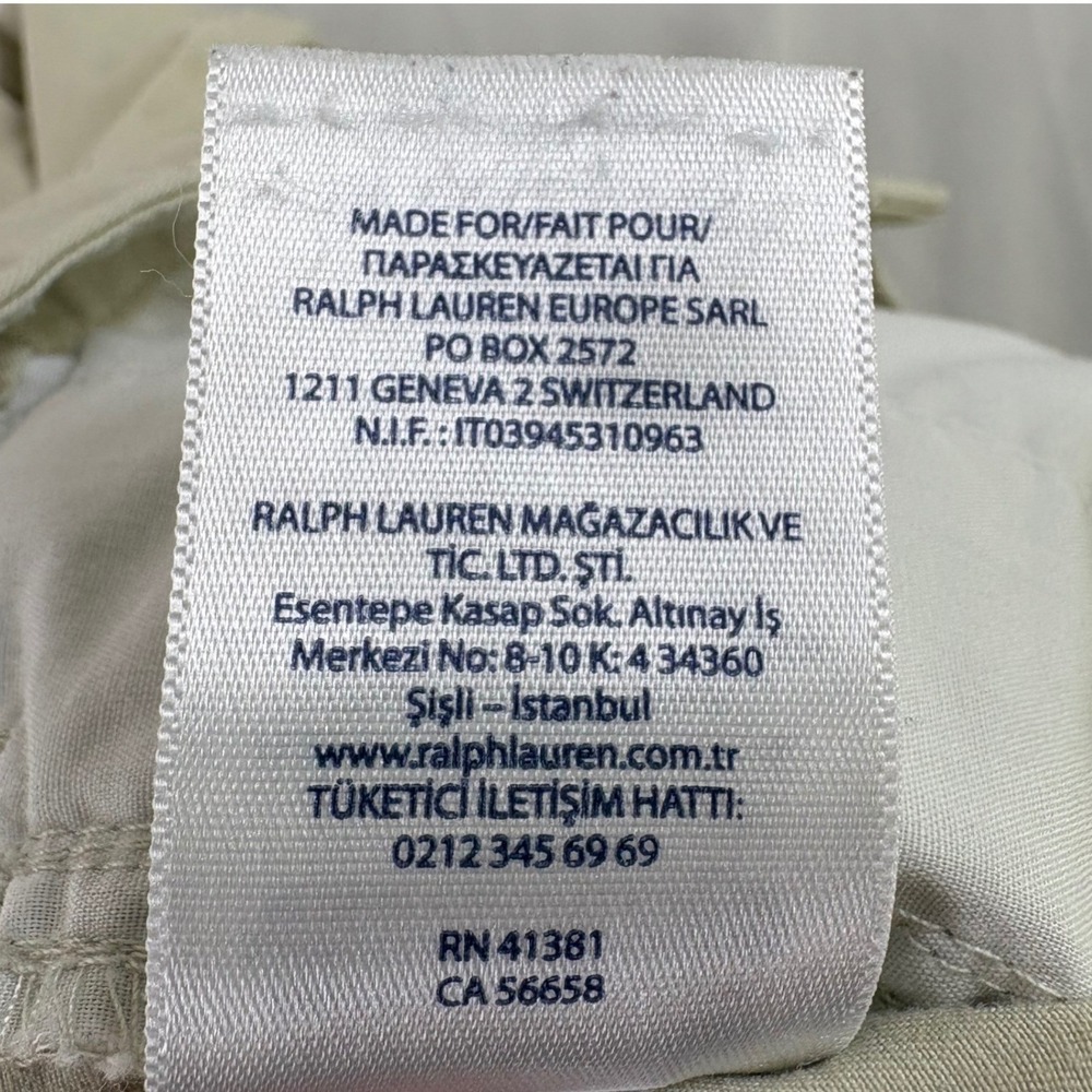 Polo Ralph Lauren Chino Pants Boys 20 Tan Cotton Classic Preppy Khaki - Picture 3 of 11